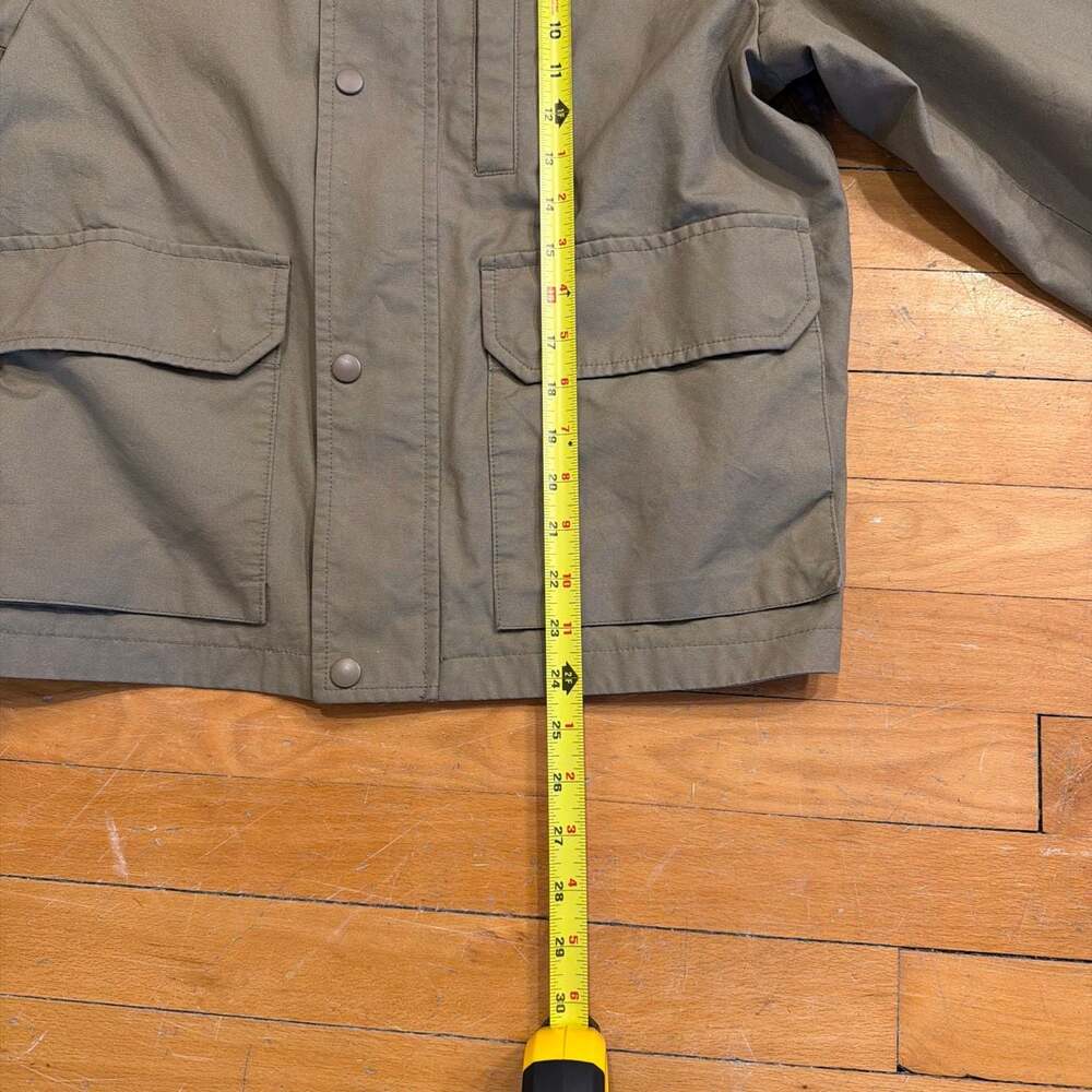Uniqlo Plaid Lined Field Jacket Olive Green Size XS - Picture 6 of 7